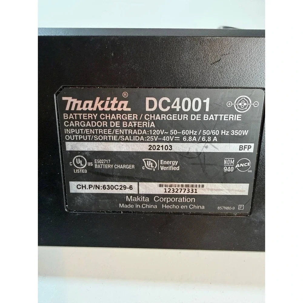 Makita DC4001 40V Max XGT Battery Charger